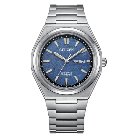 นาฬิกา CITIZEN Zenshin รุ่น AW0130-85L Super Titanium Eco-Drive