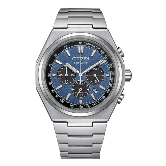 นาฬิกา CITIZEN Zenshin รุ่น CA4610-85L Chronograph Super Titanium Eco-Drive