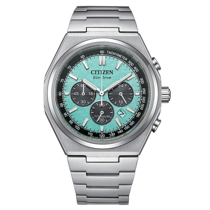 นาฬิกา CITIZEN Zenshin รุ่น CA4610-85M Chronograph Super Titanium Eco-Drive