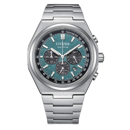 นาฬิกา CITIZEN Zenshin รุ่น CA4610-85X Chronograph Super Titanium Eco-Drive
