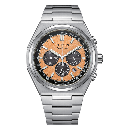 นาฬิกา CITIZEN Zenshin รุ่น CA4610-85Z Chronograph Super Titanium Eco-Drive