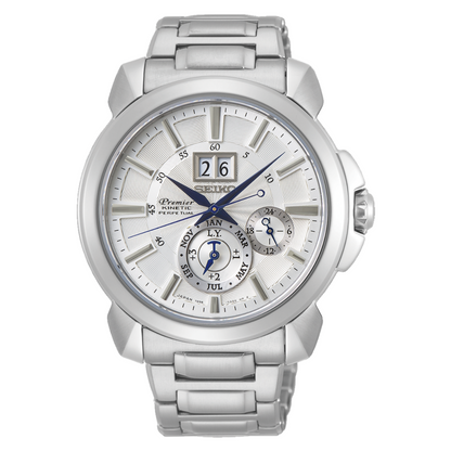 นาฬิกา SEIKO Premier Kinetic Perpetual Calendar Men's Watch รุ่น SNP159 SNP159P SNP159P1