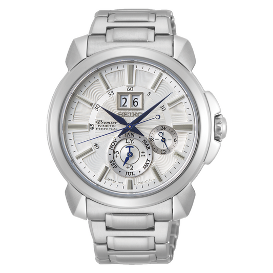 นาฬิกา SEIKO Premier Kinetic Perpetual Calendar Men's Watch รุ่น SNP159 SNP159P SNP159P1