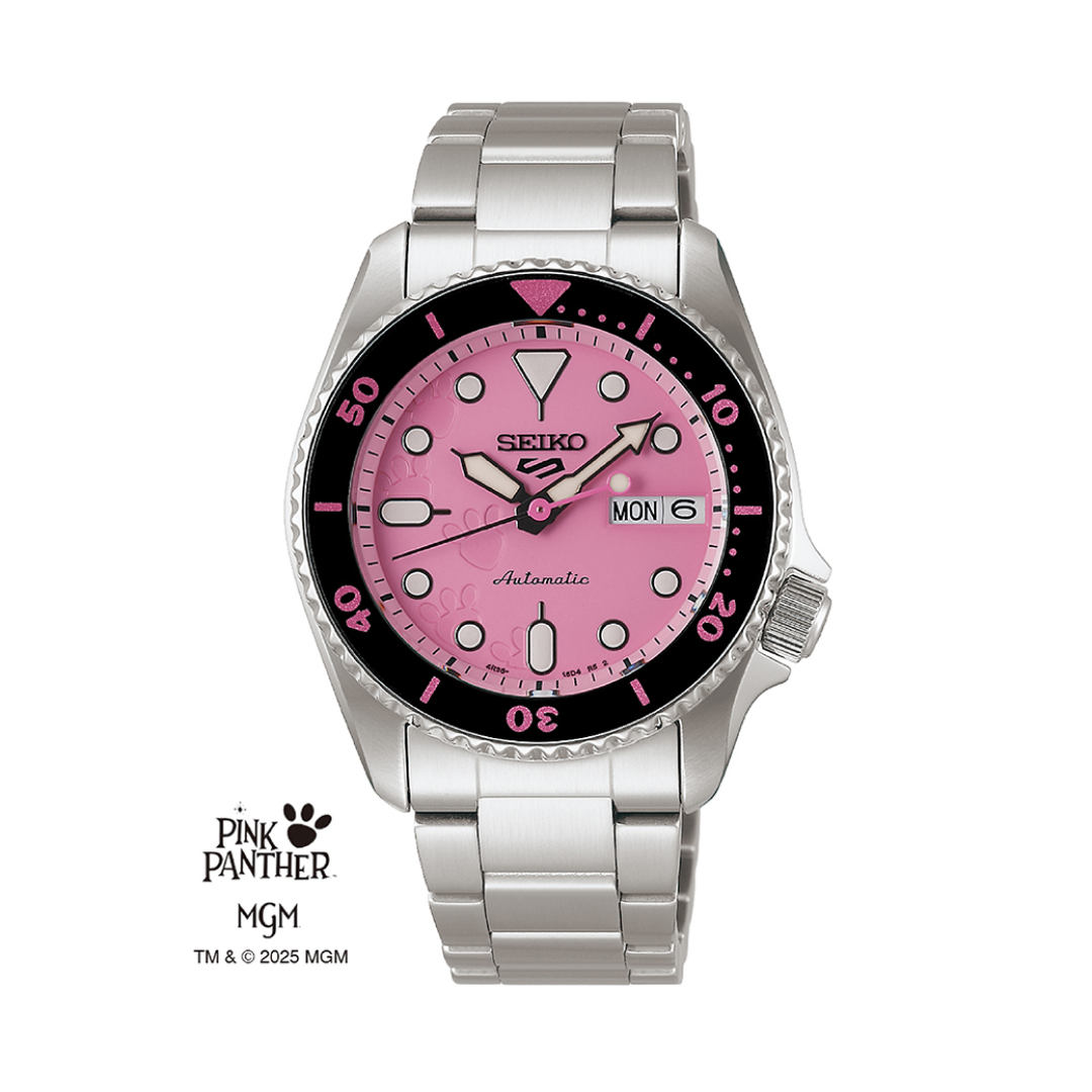 นาฬิกา SEIKO 5 Sport x Pink Panther รุ่น SRPM07 SRPM07K SRPM07K1 Limited Edition of 9,999 Pcs.