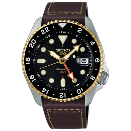 นาฬิกา SEIKO 5 Sports SKX Series GMT Men's Watch รุ่น SSK036 SSK036K SSK036K1 Automatic