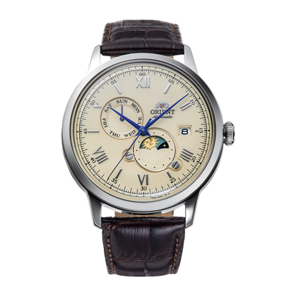 นาฬิกา ORIENT Classic Bambino รุ่น RA-AK0803Y Sun & Moon Mechanical Men's watch