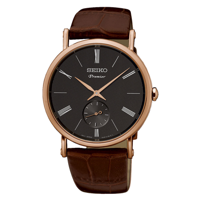 นาฬิกา SEIKO Premier Small Second Hand Men's Watch รุ่น SRK040 SRK040P SRK040P1 Quartz