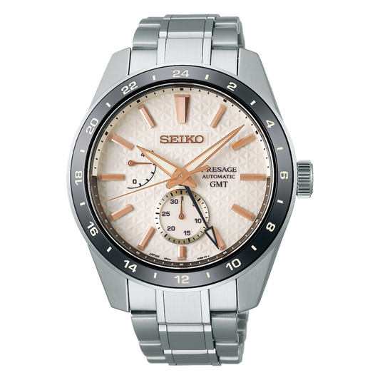 นาฬิกา SEIKO Presage GMT Sharp Edged Series Asia Exclusive Limited edition of 1,000 pieces รุ่น SPB273 SPB273J SPB273J1 Automatic