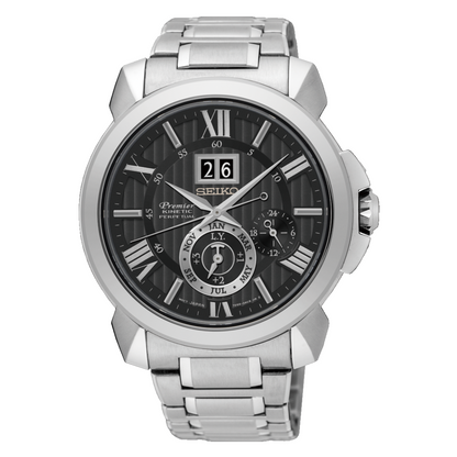 นาฬิกา SEIKO Premier Kinetic Perpetual Calendar Men's Watch รุ่น SNP141 SNP141P SNP141P1