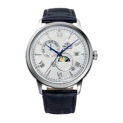 นาฬิกา ORIENT Classic Bambino รุ่น RA-AK0802S Sun & Moon Mechanical Men's watch