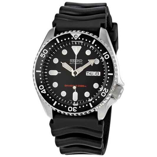 นาฬิกา SEIKO Black SKX 200m Rubber Strap Men's Watch รุ่น SKX007 SKX007K SKX007K1 Automatic