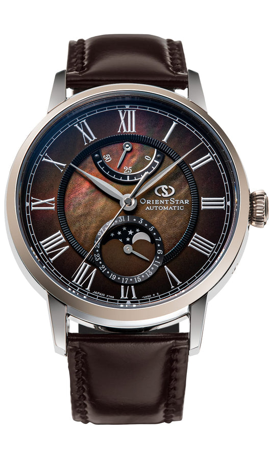 นาฬิกา ORIENT STAR M45 F7 Mechanical Moon Phase รุ่น RE-AY0121A 'Lake Tazawa' Limited Edition of 180 pcs.