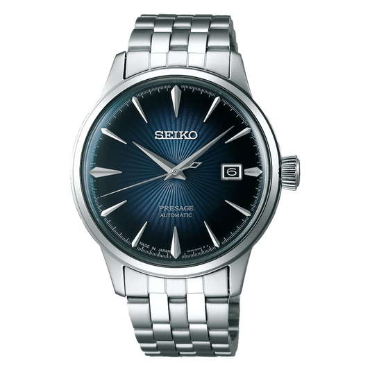 นาฬิกา SEIKO Presage Cocktail Time 'Blue Moon' Men's Watch รุ่น SRPB41 SRPB41J SRPB41J1 Automatic