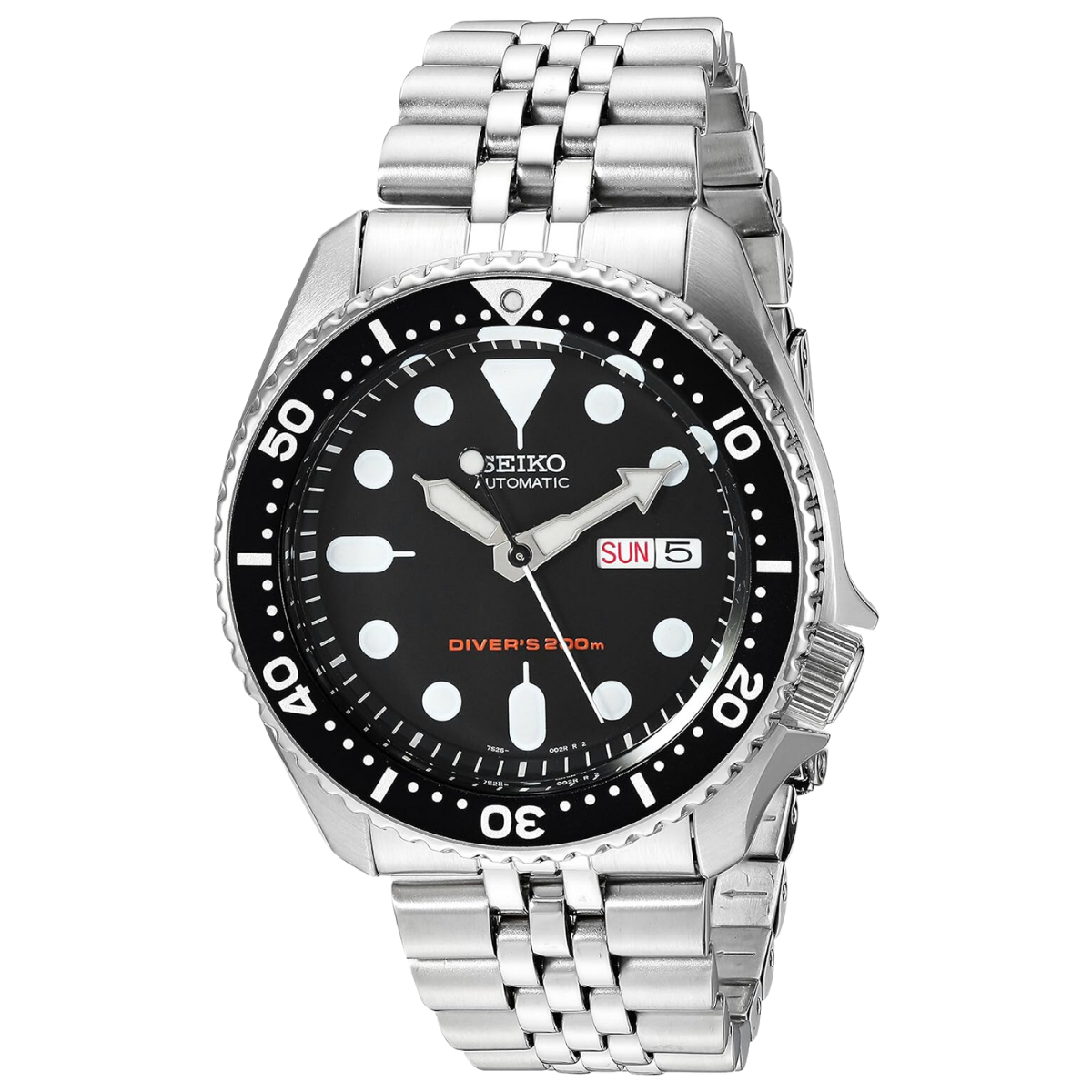 นาฬิกา SEIKO Black SKX 200m Men's Watch รุ่น SKX007 SKX007K SKX007K2 Automatic