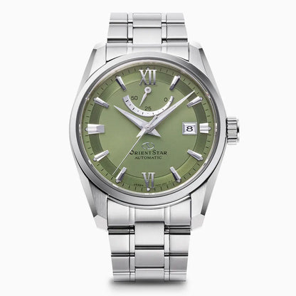 นาฬิกา ORIENT STAR Contemporary Date รุ่น RE-AU0107E Leaf Dial Mechanical Men's Watch