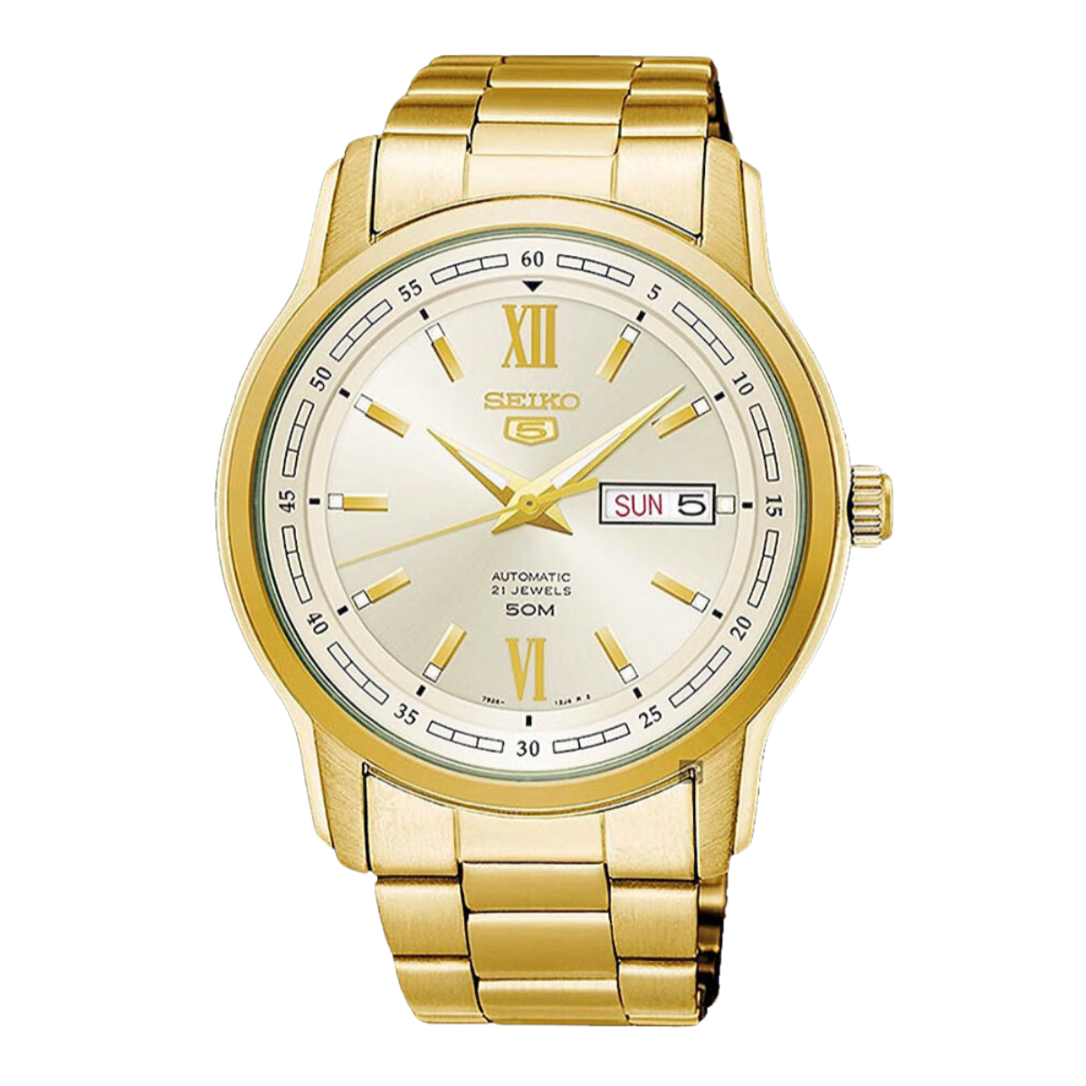 นาฬิกา SEIKO 5 Series 21 Jewels Men's Watch รุ่น SNKP20 SNKP20K SNKP20K1 Automatic