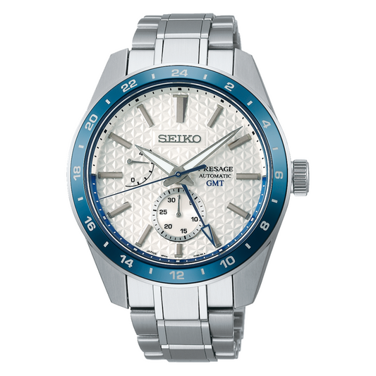 นาฬิกา SEIKO Presage GMT Sharp Edged Series 140th Anniversary Limited Edition of 3,500 pcs. รุ่น SPB223 SPB223J SPB223J1 Automatic