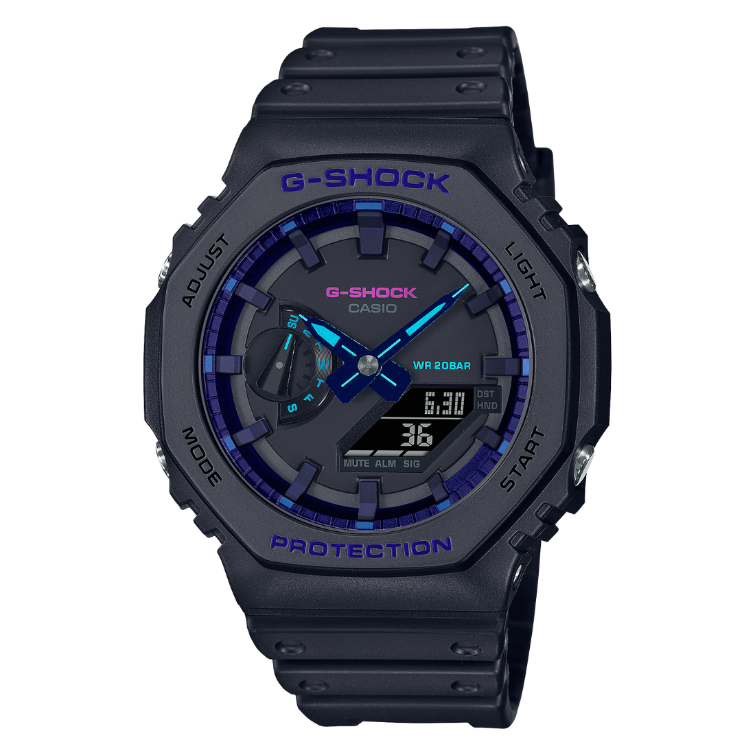 นาฬิกา G-SHOCK Analog-Digital VIRTUAL BLUE รุ่น GA-2100VB-1A
