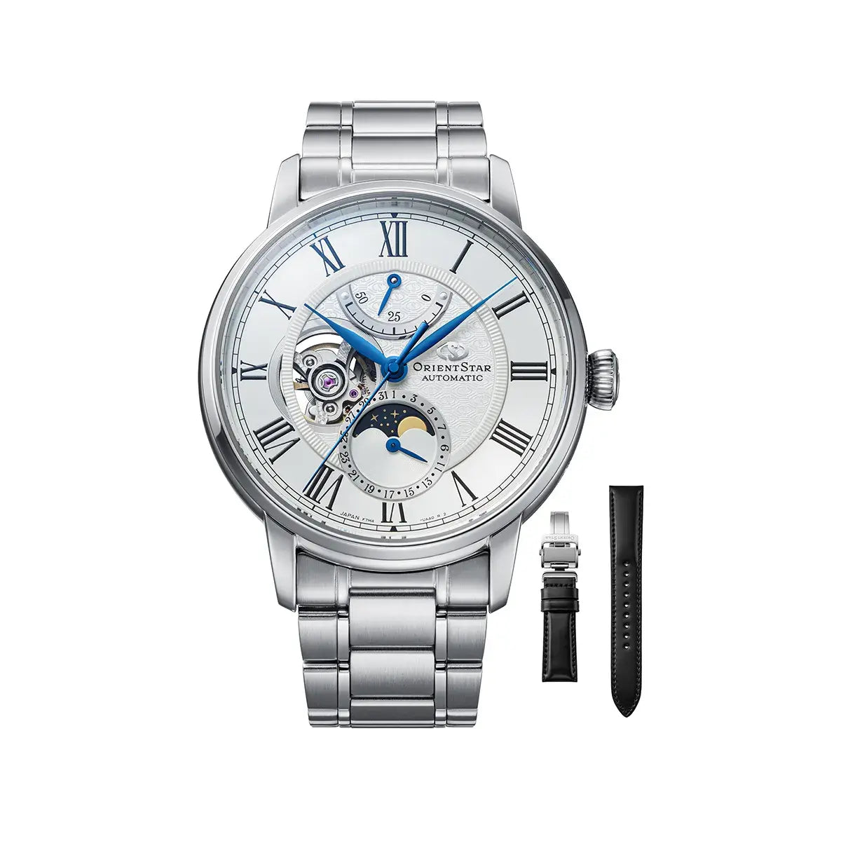 นาฬิกา ORIENT STAR Classic รุ่น RE-BT0005S Moon Phase Mechanical Men's watch