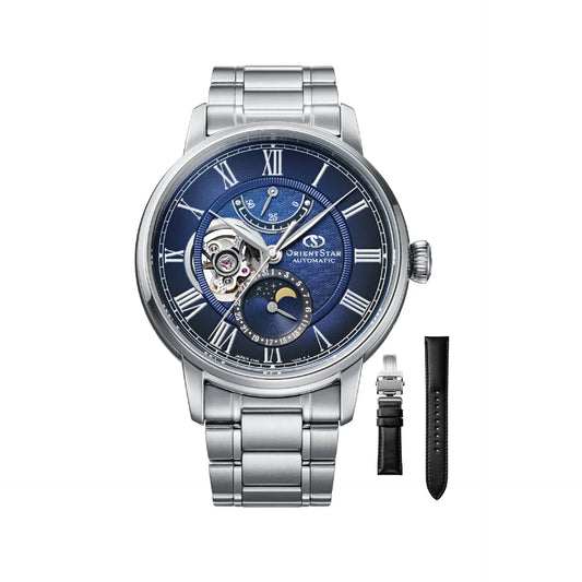 นาฬิกา ORIENT STAR Classic รุ่น RE-BT0006L Moon Phase Mechanical Men's watch
