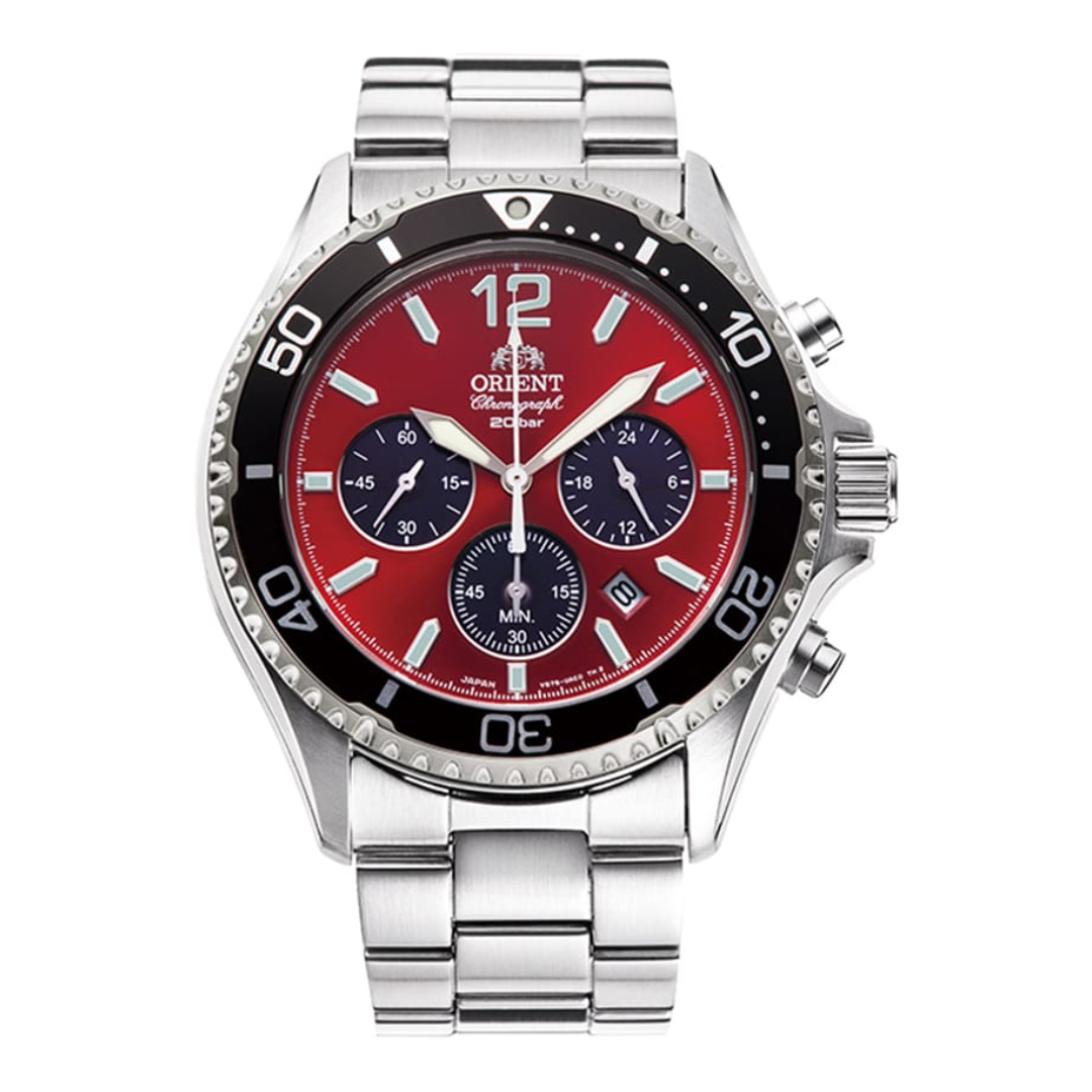 นาฬิกา ORIENT Sports Chronograph รุ่น RA-TX0207R Solar Powered