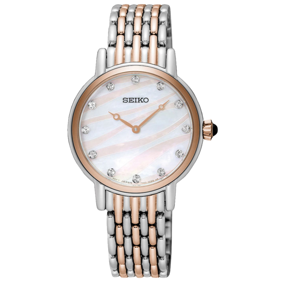 นาฬิกา SEIKO Women's Essentials Collection รุ่น SFQ806 SFQ806P SFQ806P1 Quartz
