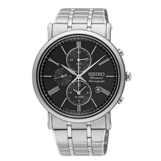 นาฬิกา SEIKO Premier Chronograph Men's Watch รุ่น SNAF75 SNAF75P SNAF75P1 Quartz