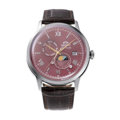 นาฬิกา ORIENT Classic Bambino รุ่น RA-AK0807R Sun & Moon Mechanical Men's watch