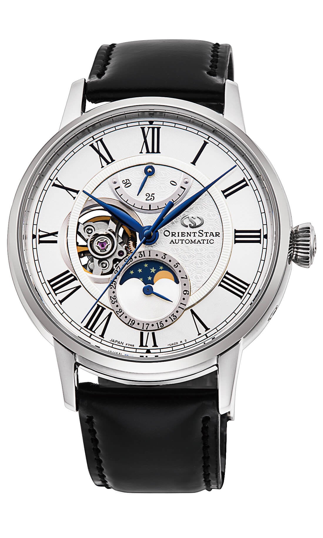 นาฬิกา ORIENT STAR Classic รุ่น RE-AY0106S Moon Phase Mechanical Men's Watch