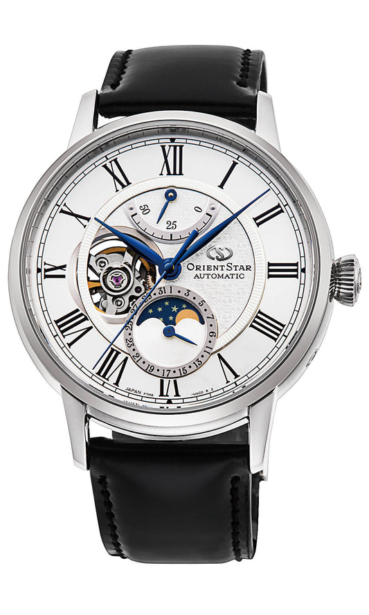 นาฬิกา ORIENT STAR Classic รุ่น RE-AY0106S Moon Phase Mechanical Men's Watch