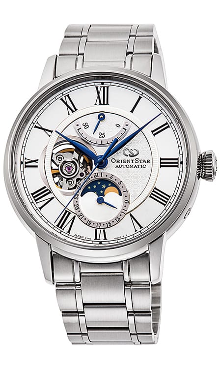 นาฬิกา ORIENT STAR Classic รุ่น RE-AY0102S Moon Phase Mechanical Men's Watch