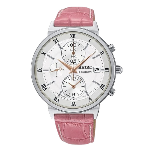 นาฬิกา SEIKO Chronograph Women's Watch รุ่น SNDV35 SNDV35P SNDV35P1 Quartz