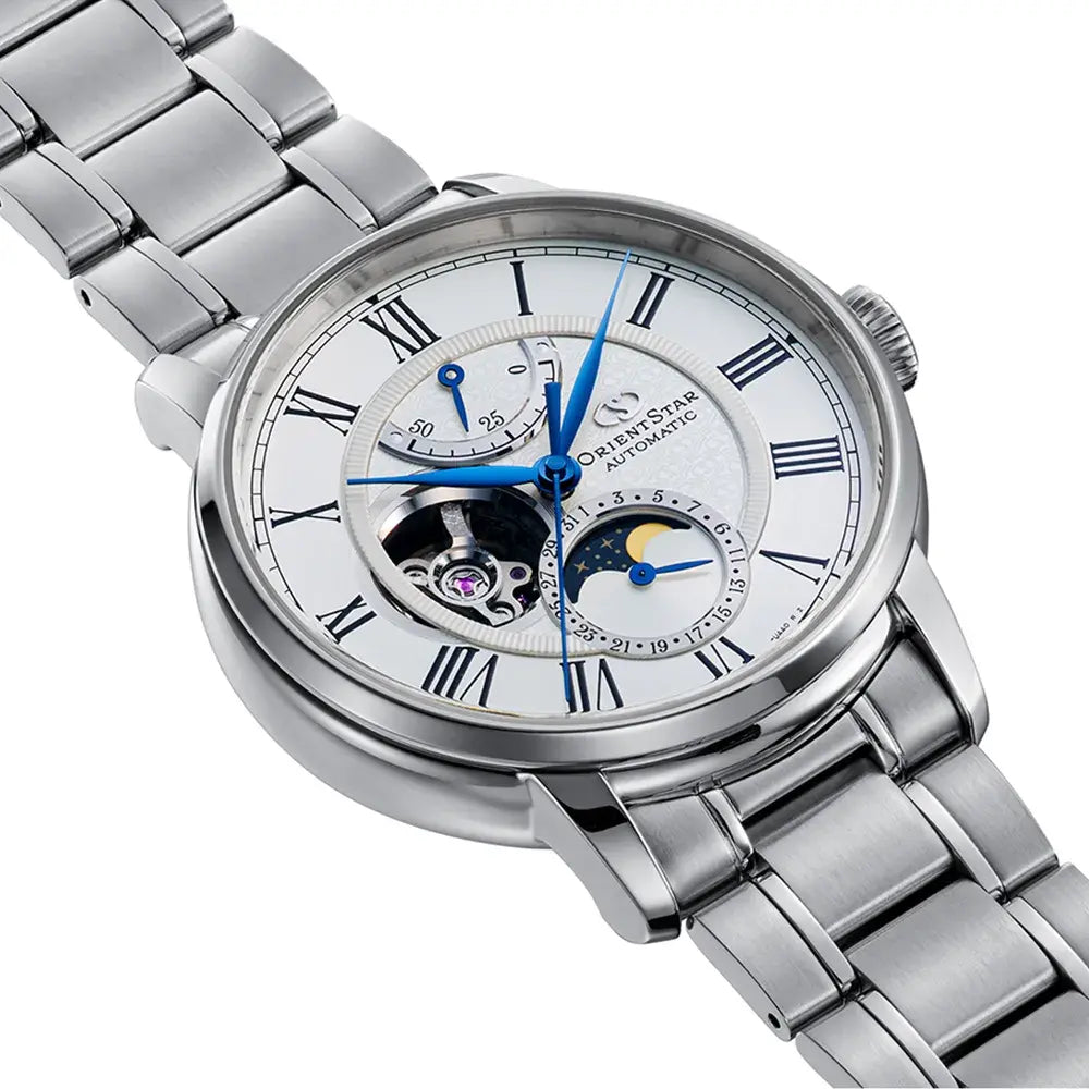 นาฬิกา ORIENT STAR Classic รุ่น RE-BT0005S Moon Phase Mechanical Men's watch