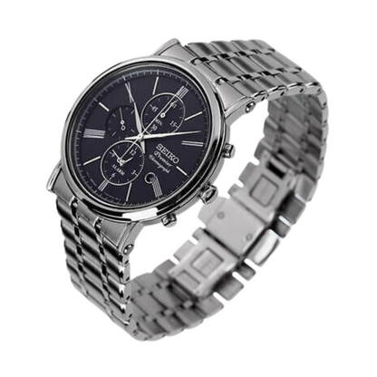 นาฬิกา SEIKO Premier Chronograph Men's Watch รุ่น SNAF75 SNAF75P SNAF75P1 Quartz