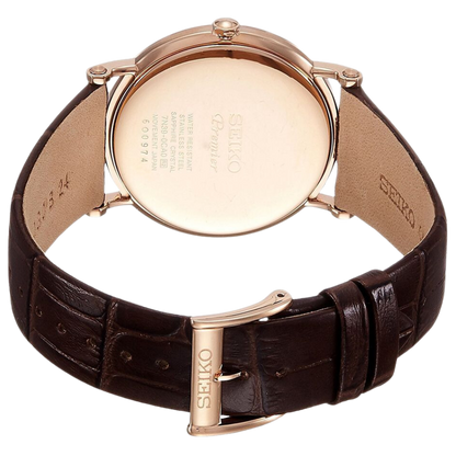 นาฬิกา SEIKO Premier Small Second Hand Men's Watch รุ่น SRK040 SRK040P SRK040P1 Quartz