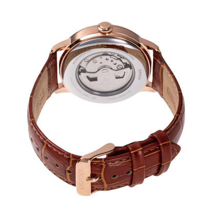 นาฬิกา ORIENT Classic Bambino รุ่น RA-AK0801S Sun & Moon Mechanical Men's watch