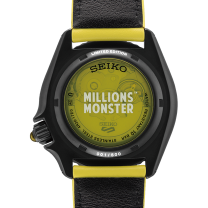 นาฬิกา SEIKO Seiko 5 Sports x Millions Monster รุ่น SRPL65 SRPL65K SRPL65K1 Limited Edition of 500 Pcs.