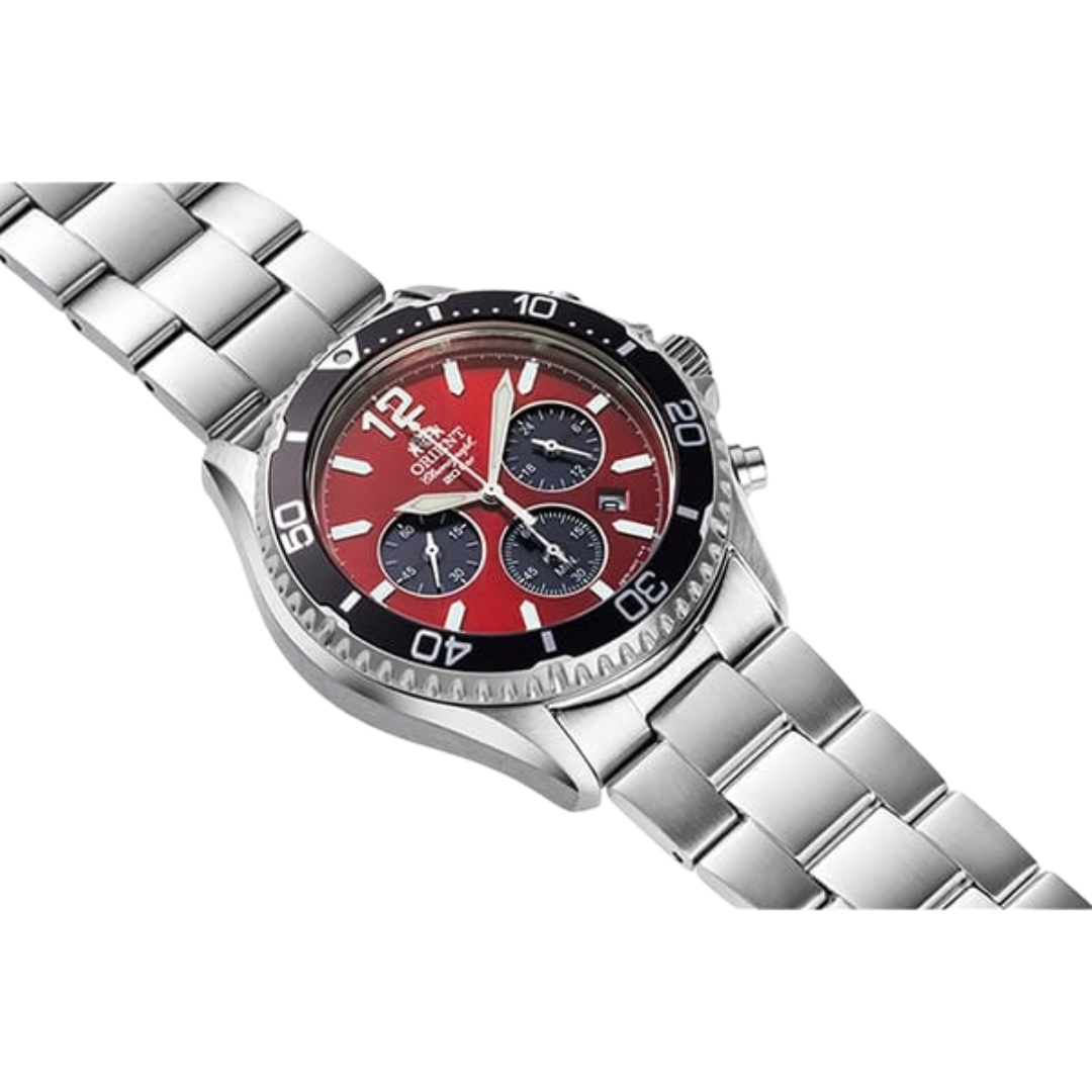 นาฬิกา ORIENT Sports Chronograph รุ่น RA-TX0207R Solar Powered