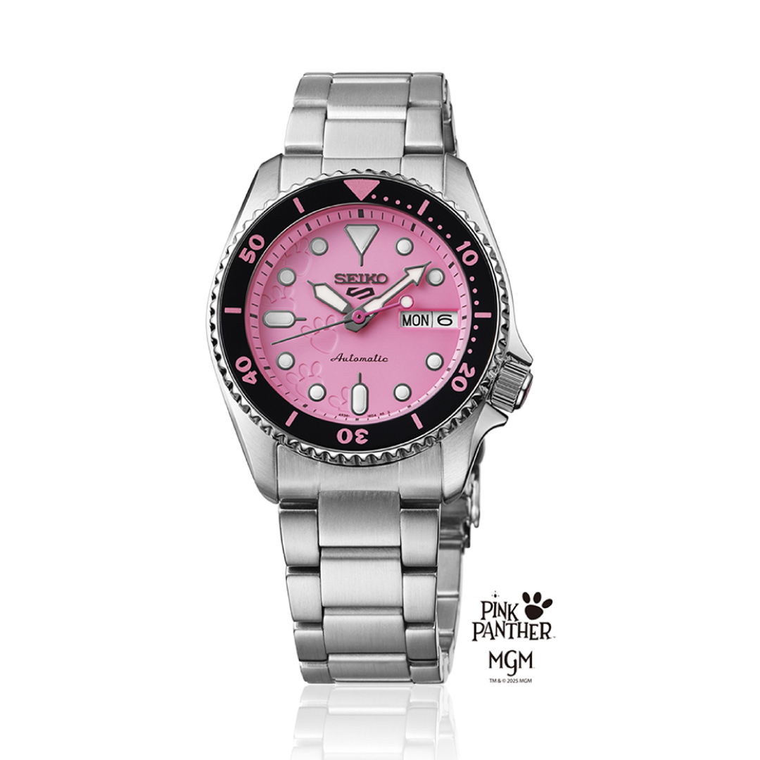 นาฬิกา SEIKO 5 Sport x Pink Panther รุ่น SRPM07 SRPM07K SRPM07K1 Limited Edition of 9,999 Pcs.