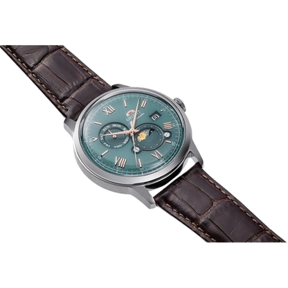 นาฬิกา ORIENT Classic Bambino รุ่น RA-AK0805E Sun & Moon Mechanical Men's watch