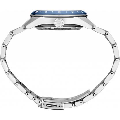 นาฬิกา SEIKO Presage GMT Sharp Edged Series 'Aitetsu' Dial Men's Watch รุ่น SPB217 SPB217J SPB217J1 Automatic