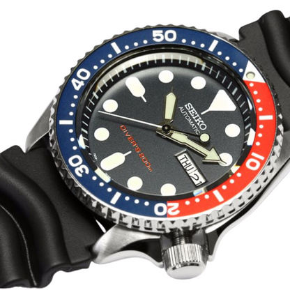 นาฬิกา SEIKO Deep Blue SKX 200m Rubber Strap Men's Watch รุ่น SKX009 SKX009K SKX009K1 Automatic
