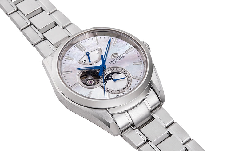 นาฬิกา ORIENT STAR Contemporary Moon Phase รุ่น RE-AY0005A Mother of Pearl Mechanical Men's Watch