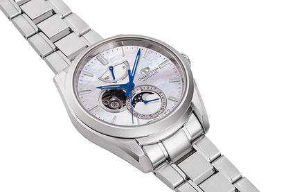 นาฬิกา ORIENT STAR Contemporary Moon Phase รุ่น RE-AY0005A Mother of Pearl Mechanical Men's Watch