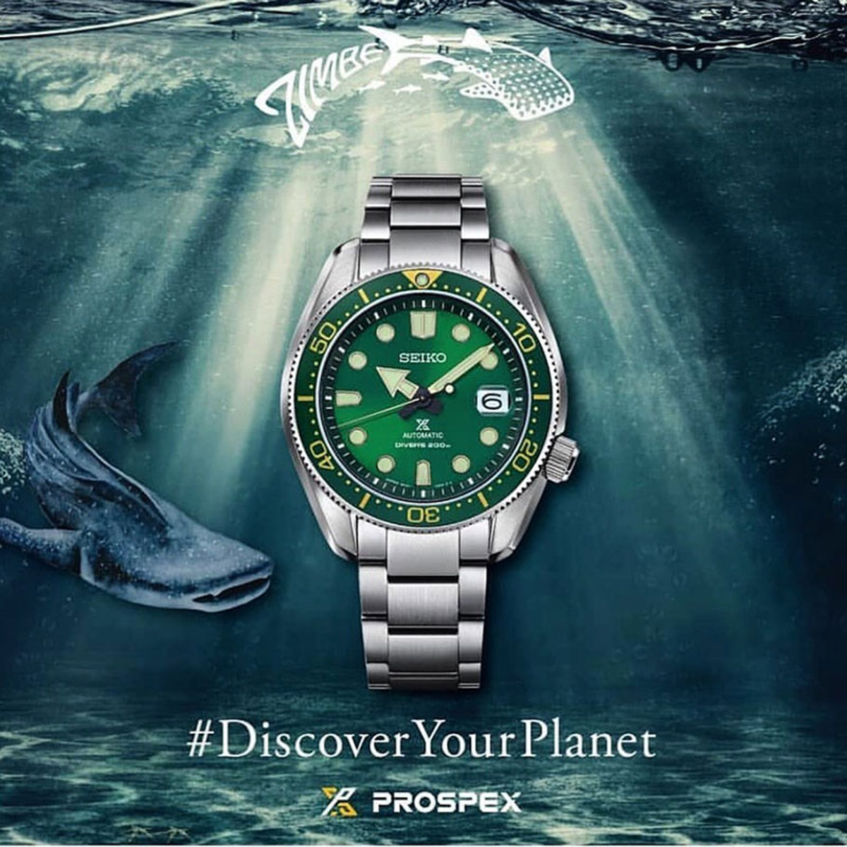 นาฬิกา SEIKO Prospex 'Phytoplankton' Zimbe No.12 Thailand Limited Edition of 1,200 pcs. รุ่น SPB109 SPB109J SPB109J1 Automatic