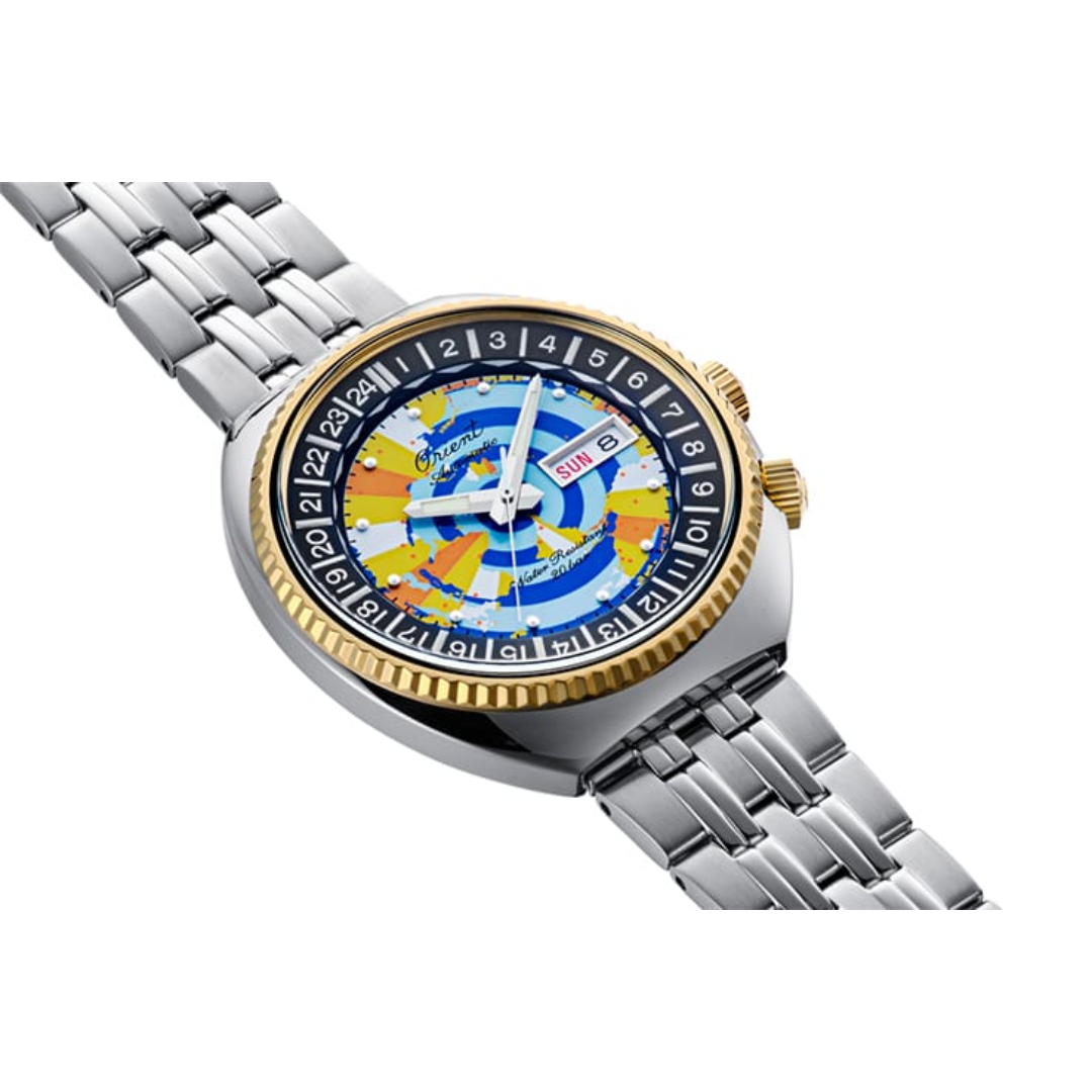 นาฬิกา ORIENT Mechanical Revival รุ่น RA-AA0E08Y World Map 75th Anniversary Limited Edition 1,500 Pcs.