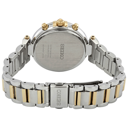 นาฬิกา SEIKO Chronograph Diamond Women's Watch รุ่น SNDV42 SNDV42P SNDV42P1 Quartz
