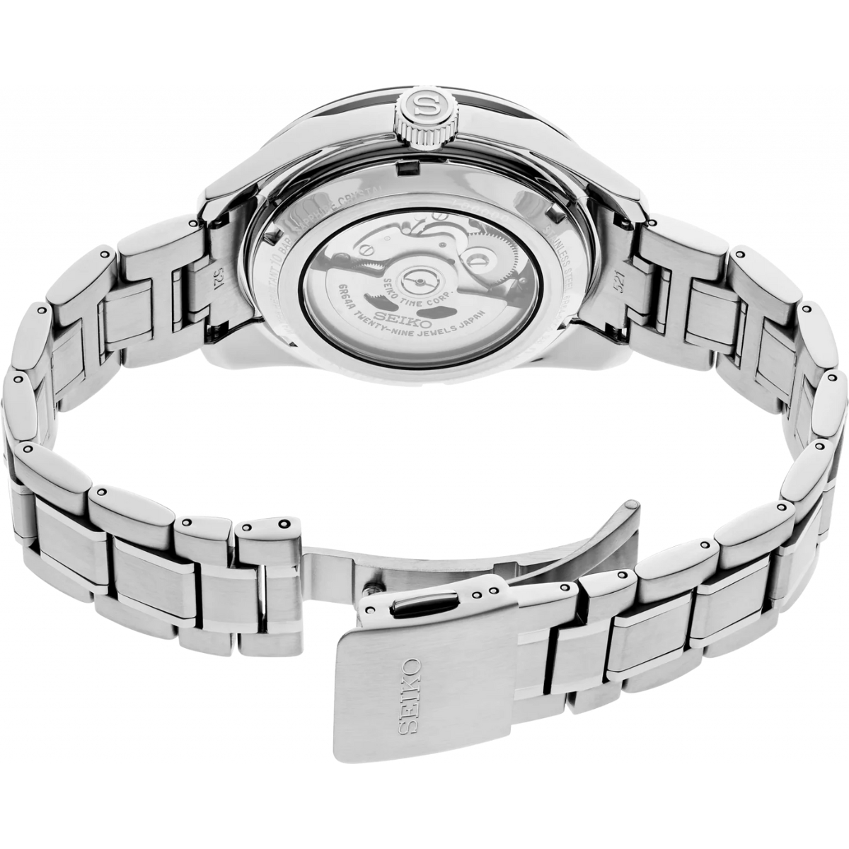 นาฬิกา SEIKO Presage GMT Sharp Edged Series 'Tokiwa' Dial Men's Watch รุ่น SPB219 SPB219J SPB219J1 Automatic