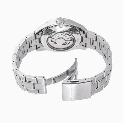 นาฬิกา ORIENT STAR Contemporary Date รุ่น RE-AU0109L Ice blue Dial Mechanical Men's Watch