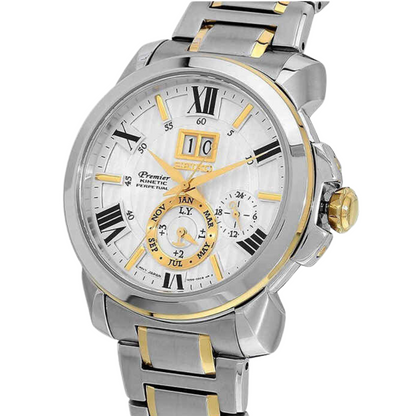นาฬิกา SEIKO Premier Kinetic Perpetual Calendar Men's Watch รุ่น SNP152 SNP152P SNP152P1